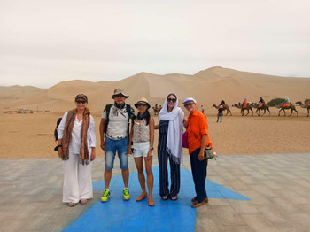 Singapore and Amreica Group in Dunhuang.jpg