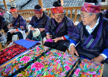 Miao embroidery