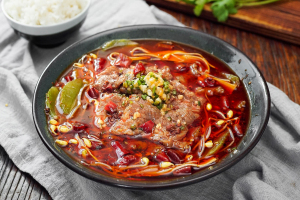 Sliced Pork in Hot Chili Oil 