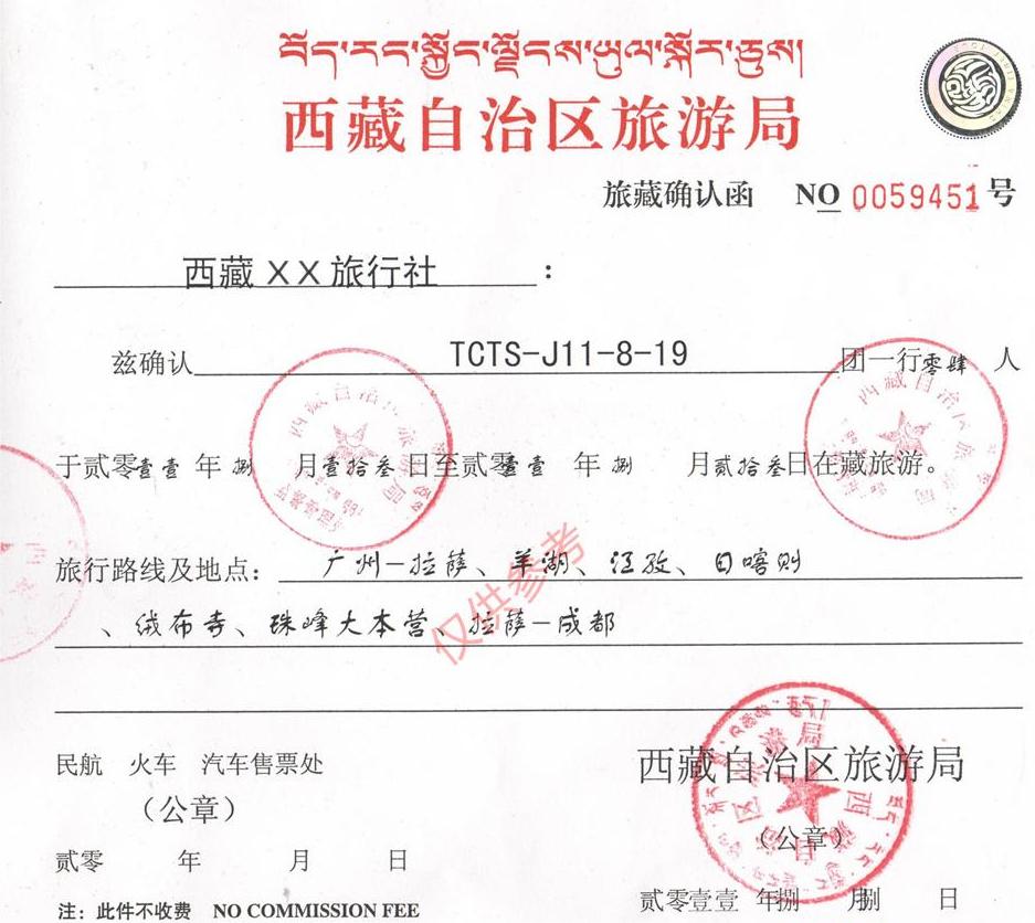 Tibet Travel Permit