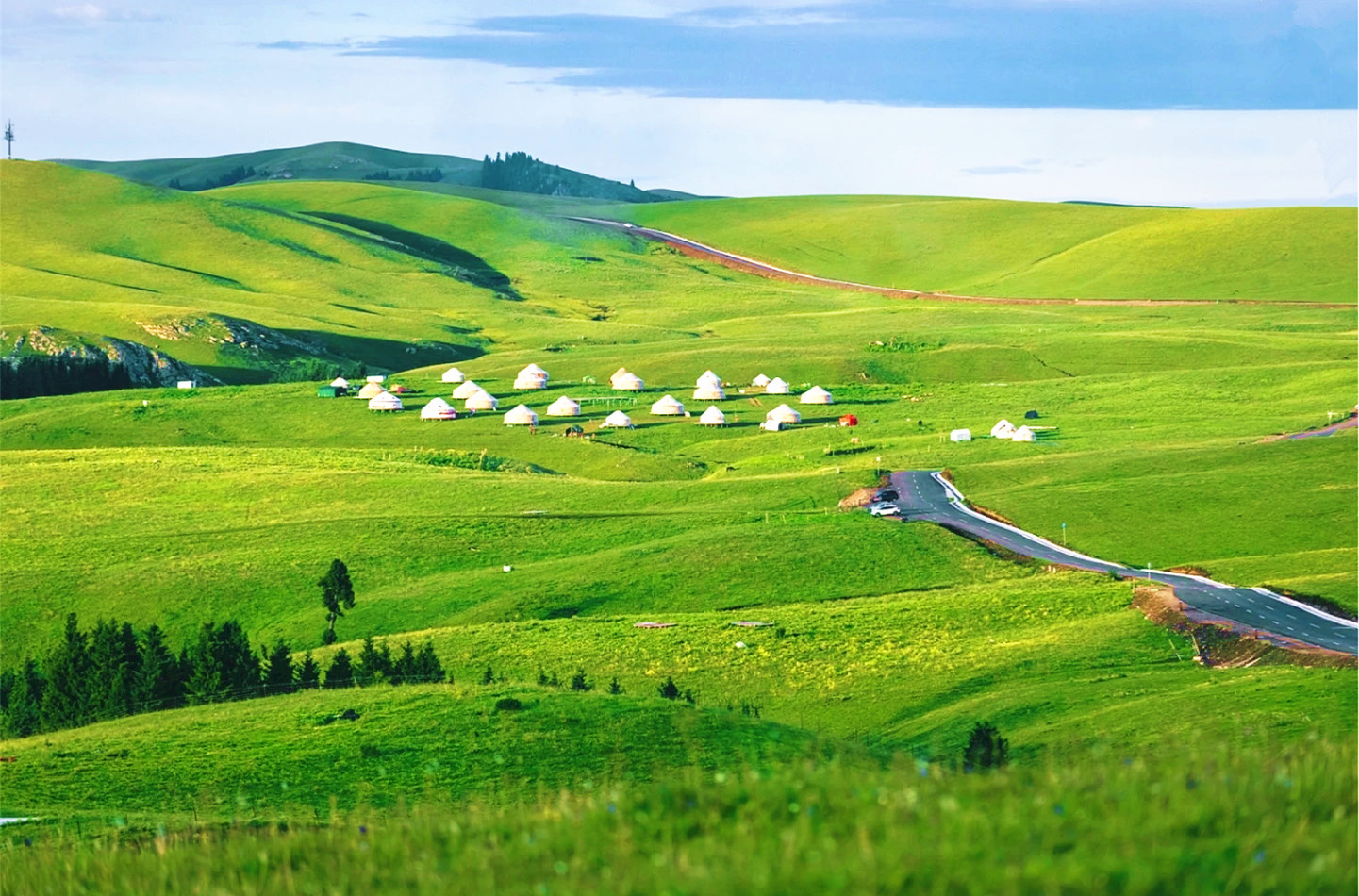 Grasslands in Xinjiang